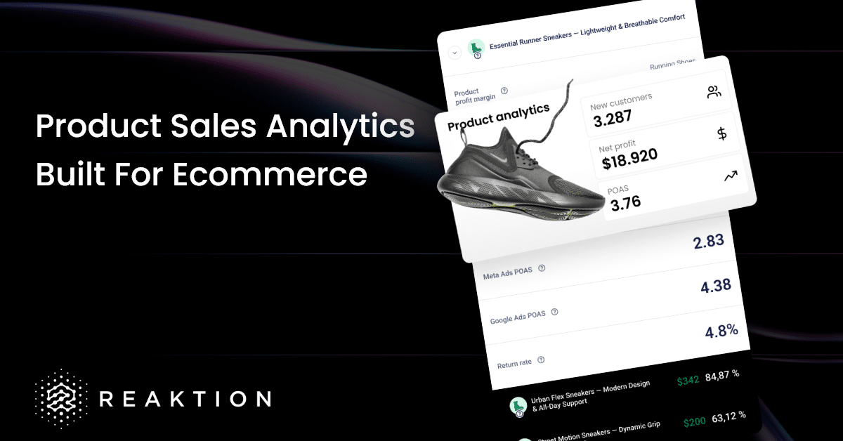 Product Analytics & Inventory Insights for Ecommerce | Reaktion